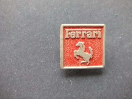 Ferrari sportwagen logo rood